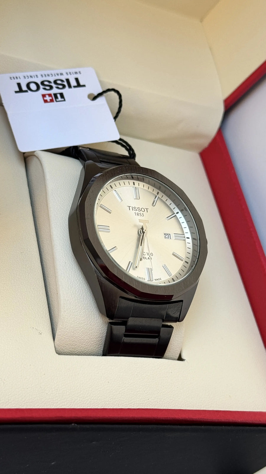 Tissot metal Watch – with Standard Gift Packaging (Original box NOT included)