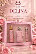 DELINA  Perfume Gift Set – 3 Pieces | Premium Gift Box