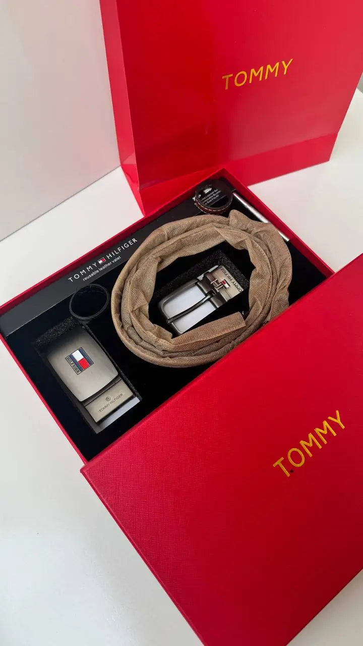 Tommy Hilfiger Handbag & Reversible Belt Gift Set – Premium Gift Bundle