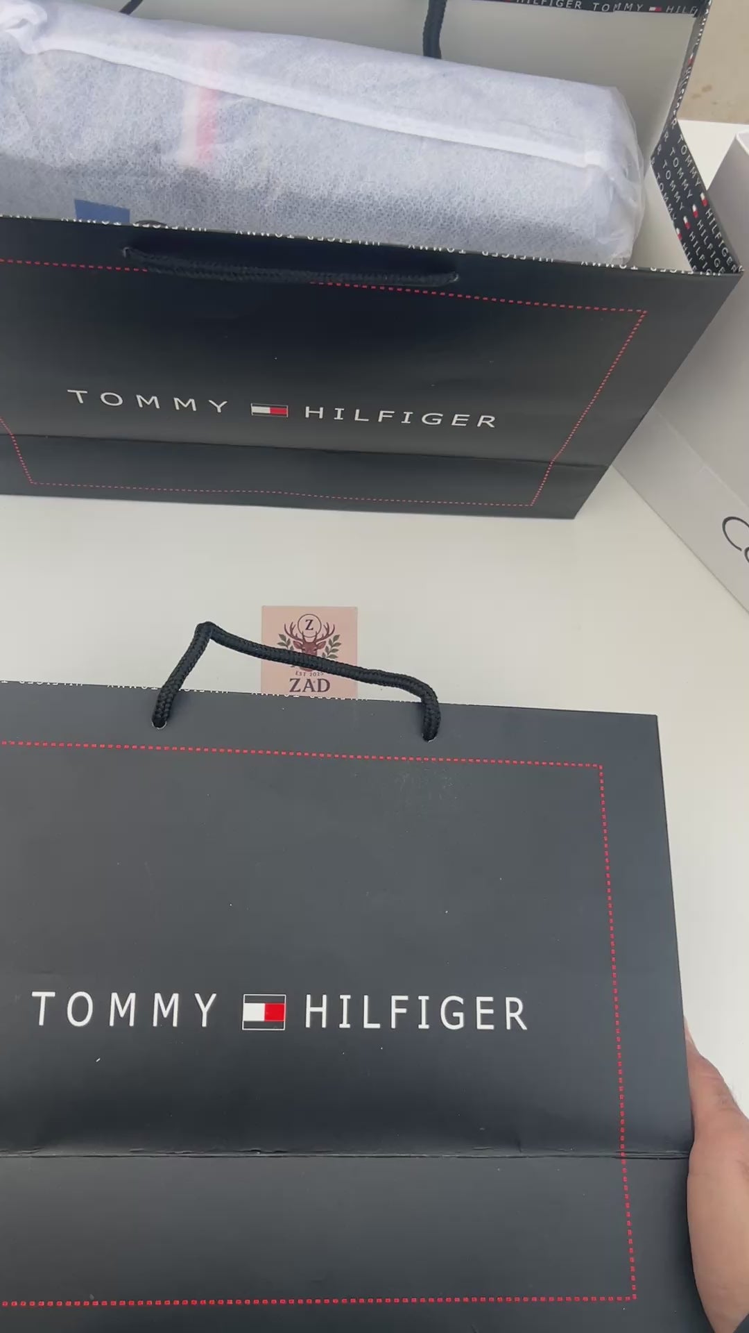 Tommy Hilfiger Crossbody Bag – Premium Stamped Bag with Gift Packaging