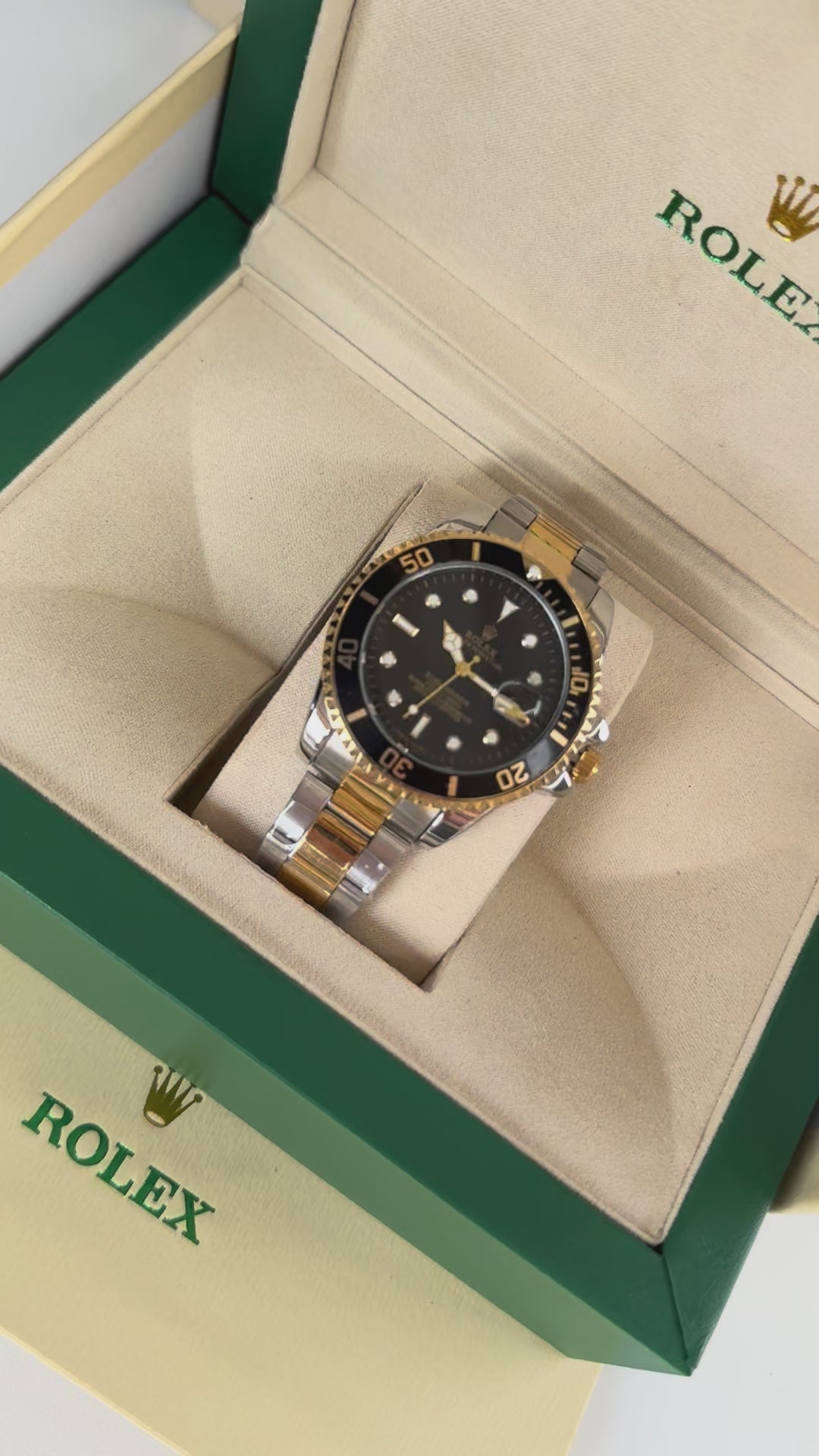 Rolex Submariner Metal Watch – with Standard Gift Box Packaging