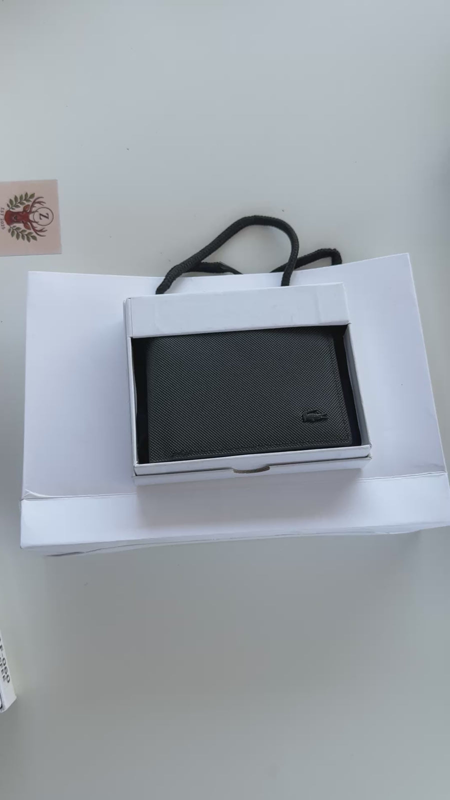 Lacoste Leather bifold Wallet – Premium Gift Packaging Included