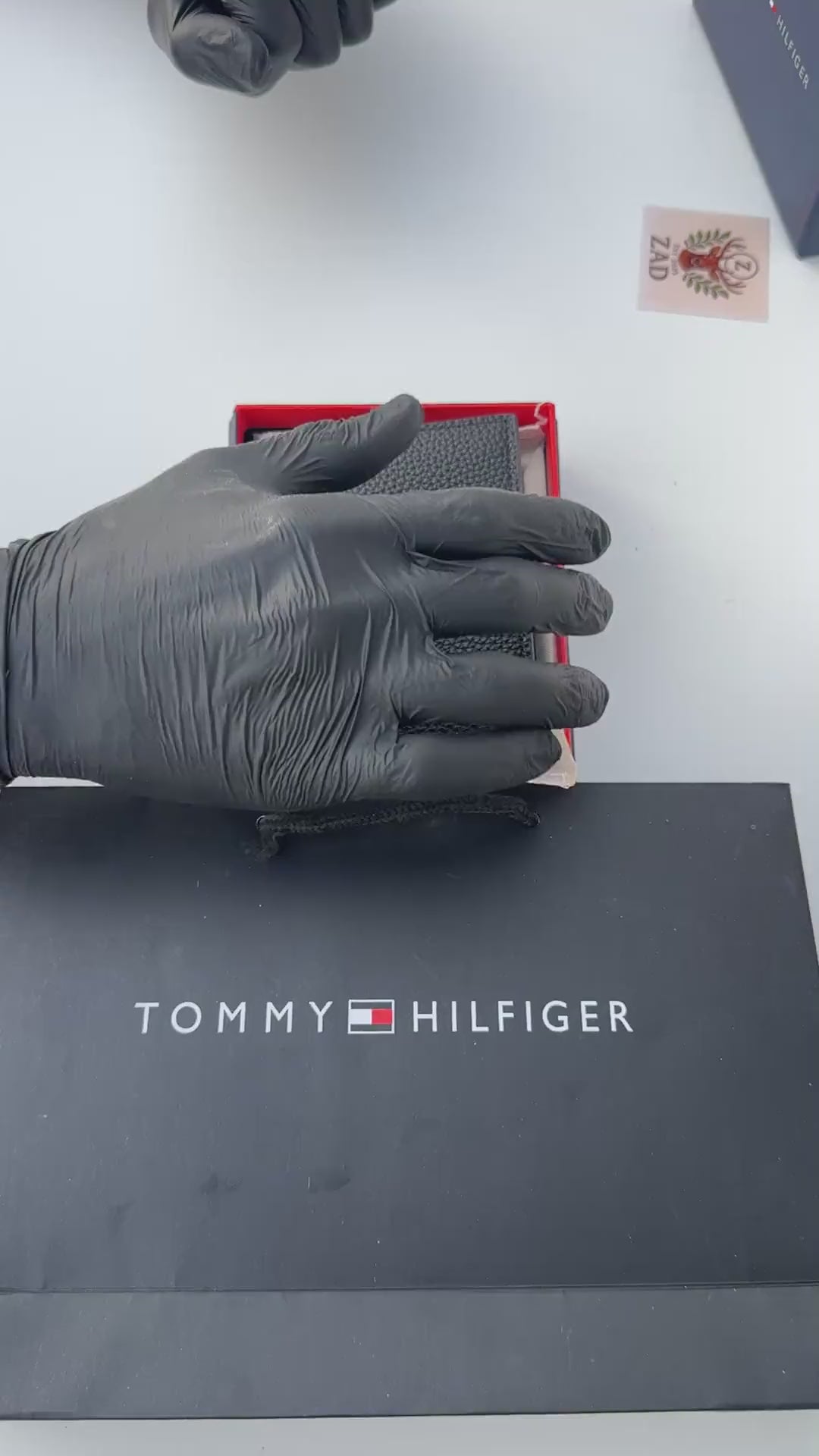 Tommy Hilfiger Leather Handbag & Bifold Wallet Bundle