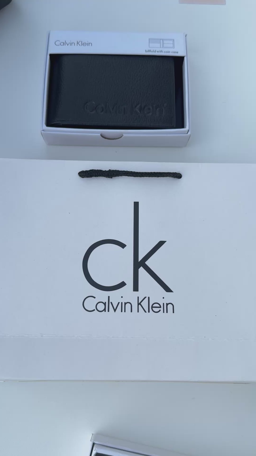 Calvin Klein Leather bifold Wallet – Premium Gift Packaging Included