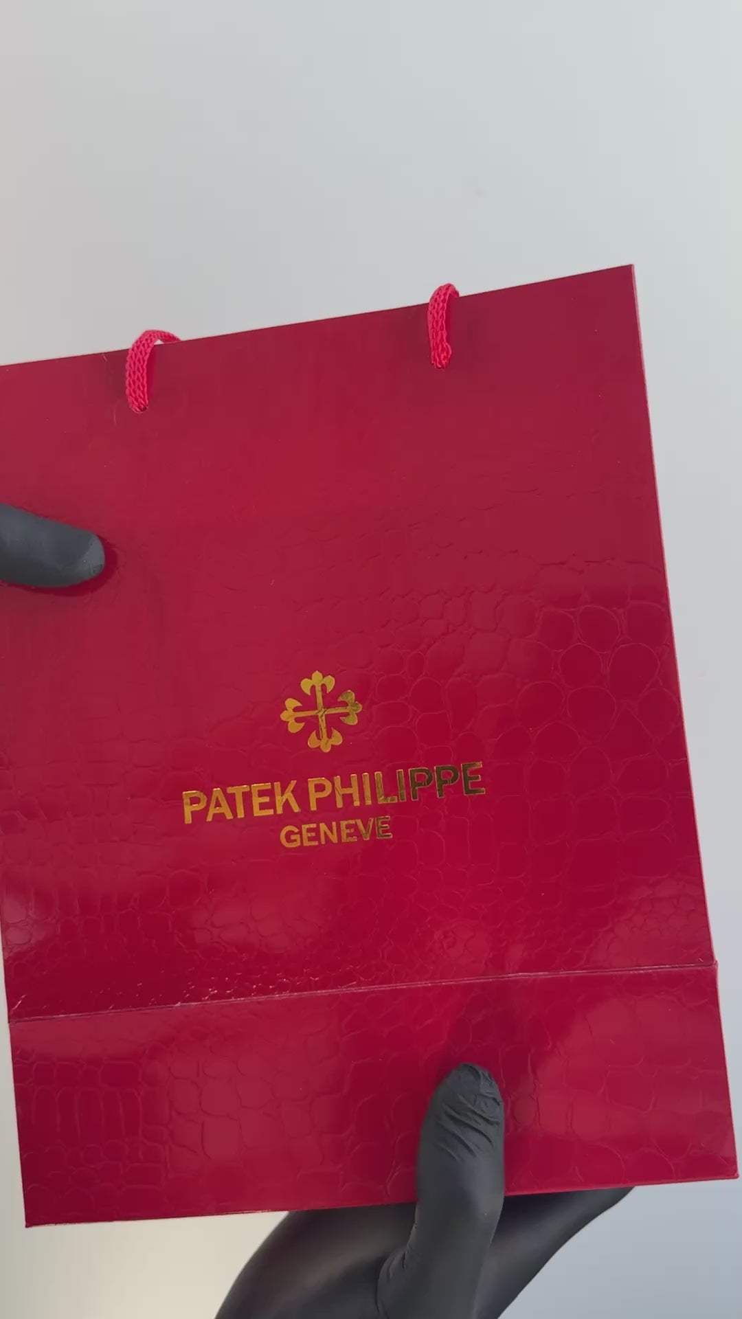 Patek Philippe Watch Packaging Set – Premium Box with Cards, Catalogs & Shopping Bag
