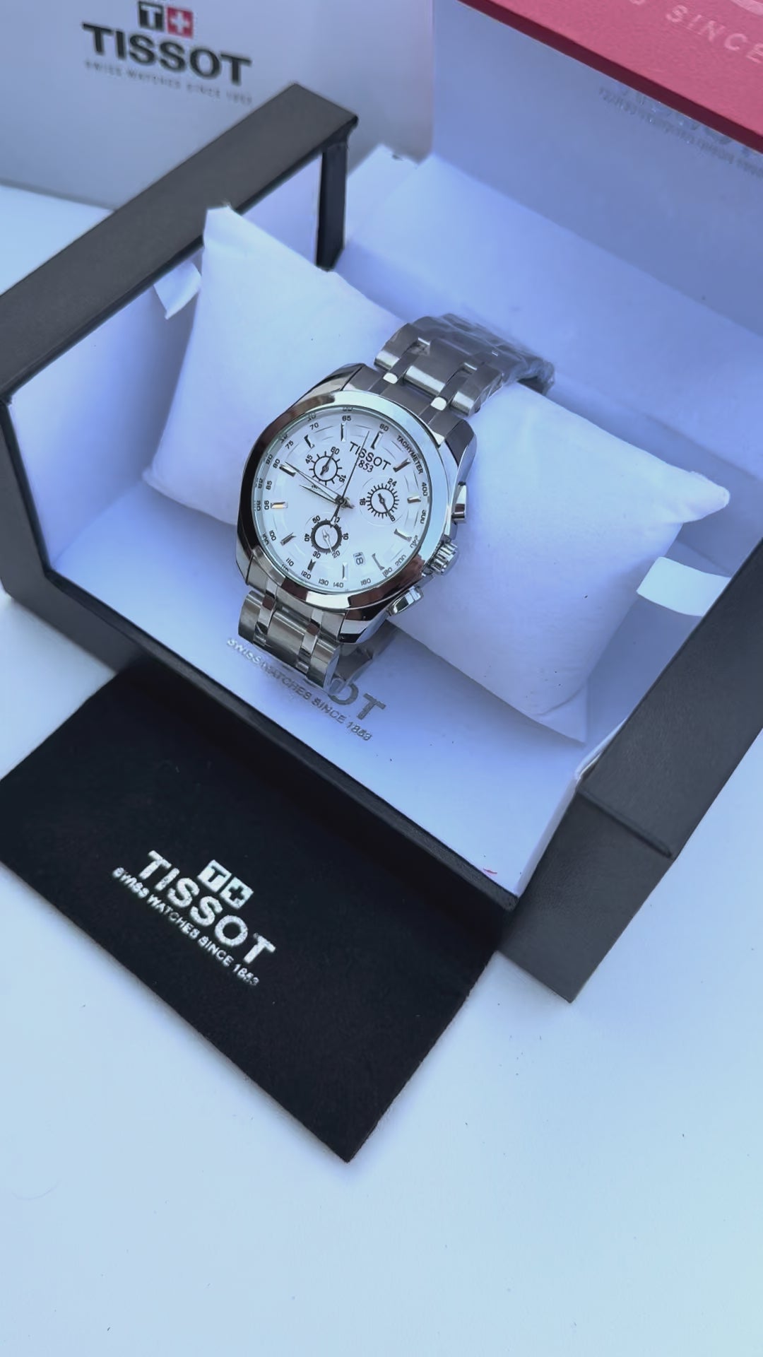 Tissot metal Watch – with Standard Gift Box Packaging