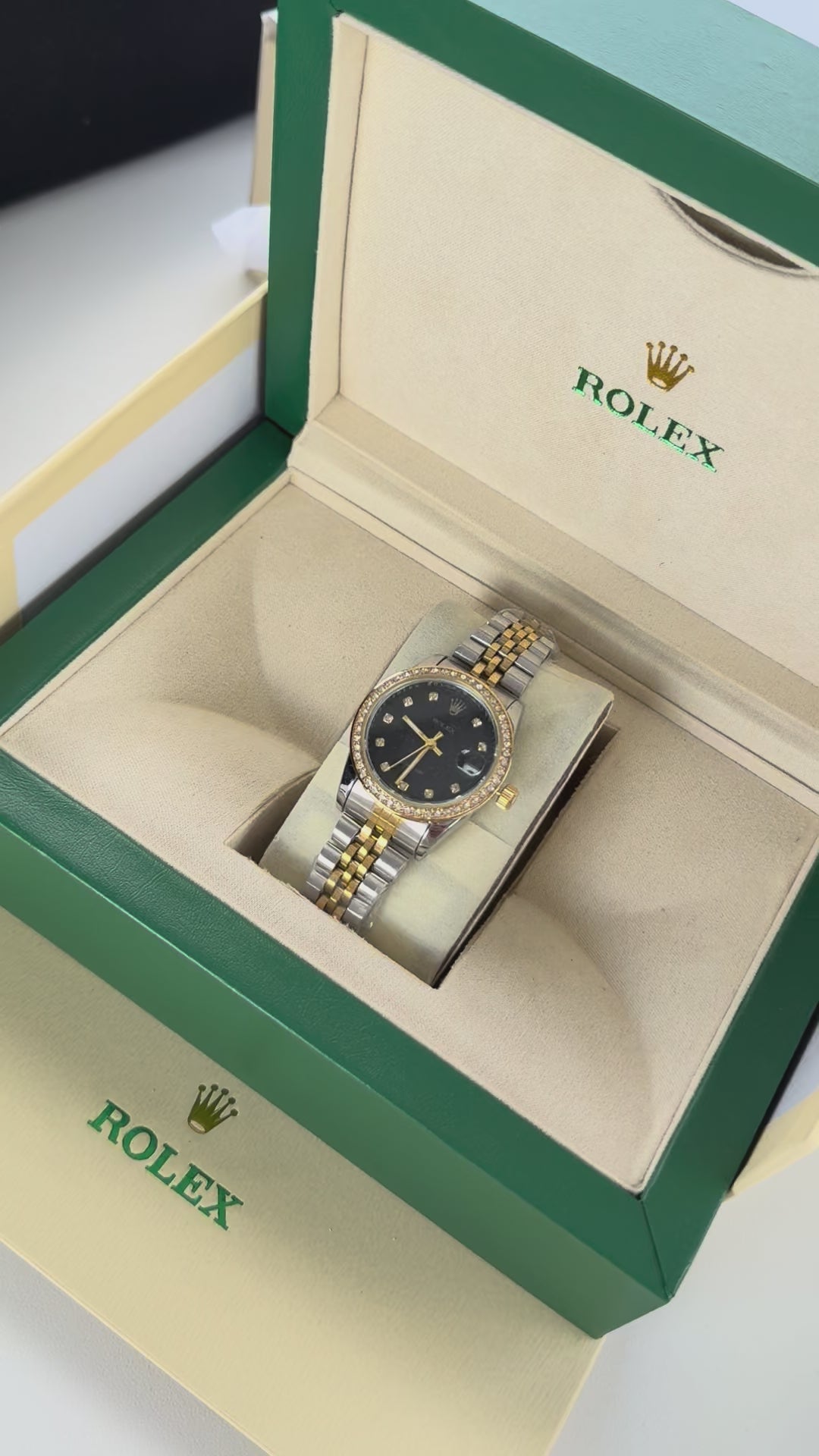 Rolex Oyster Perpetual metal Watch – with Standard Gift Box Packaging