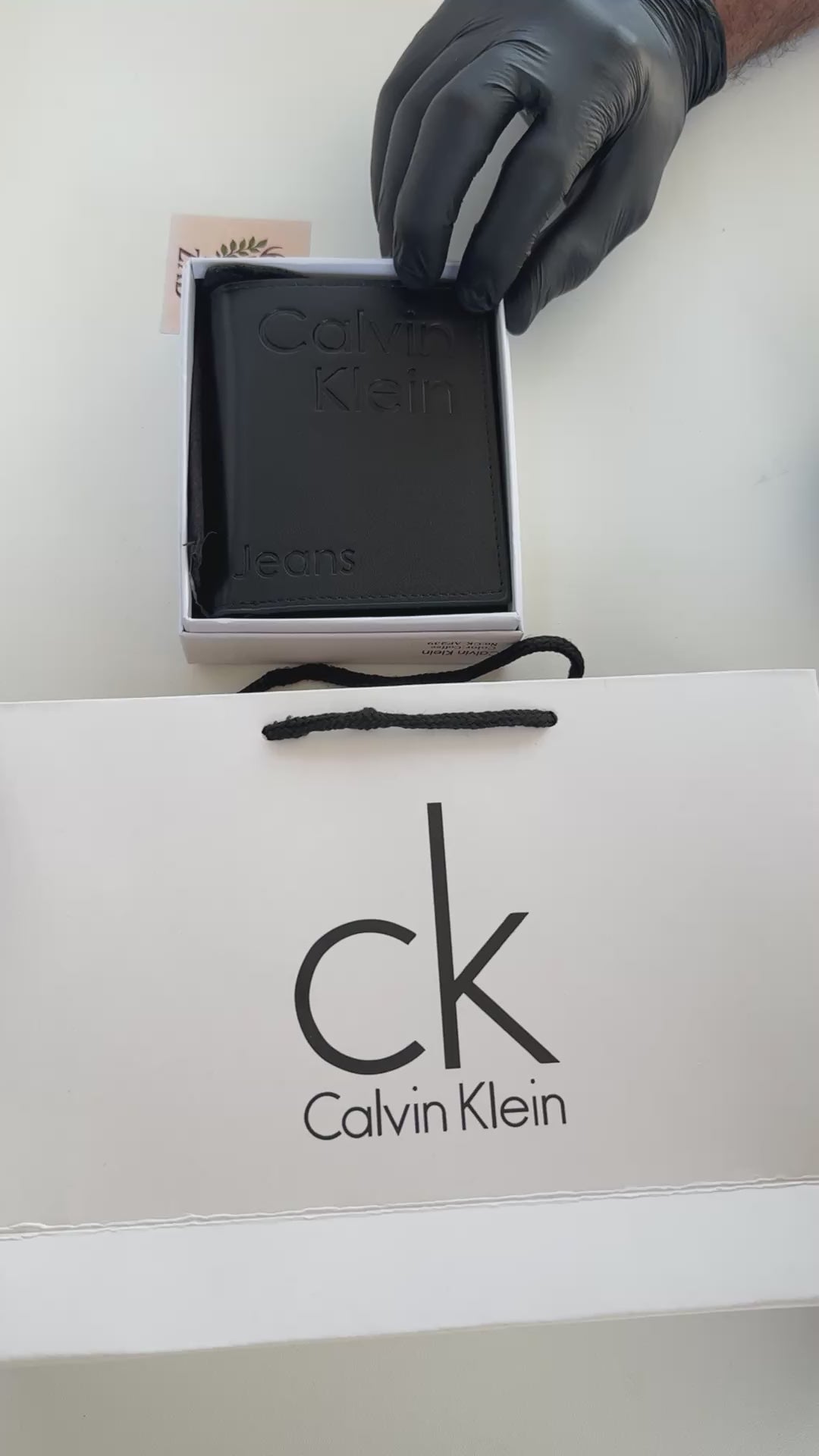 CALVIN KLEIN Wallet & Double Face Belt Set – Premium Gift Set with Box & Bag
