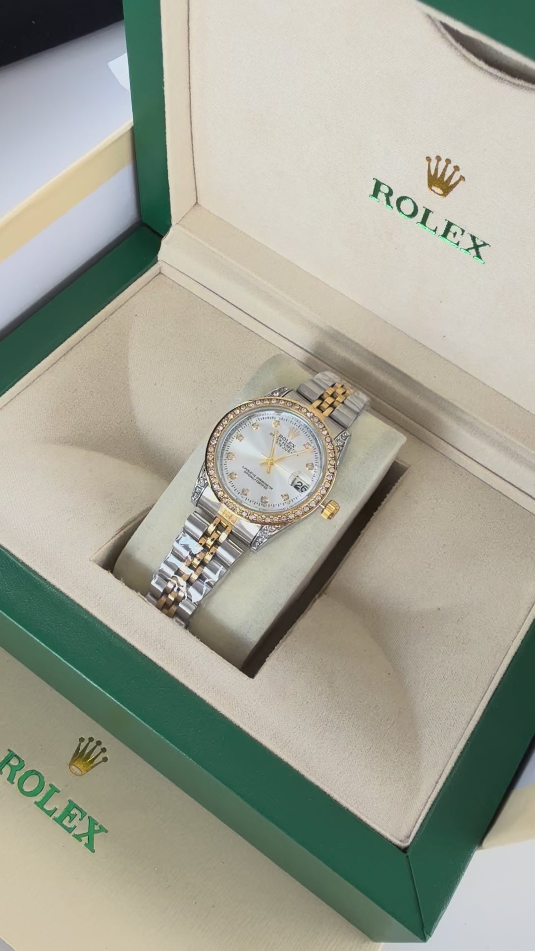 Rolex Oyster Perpetual metal Watch – with Standard Gift Box Packaging