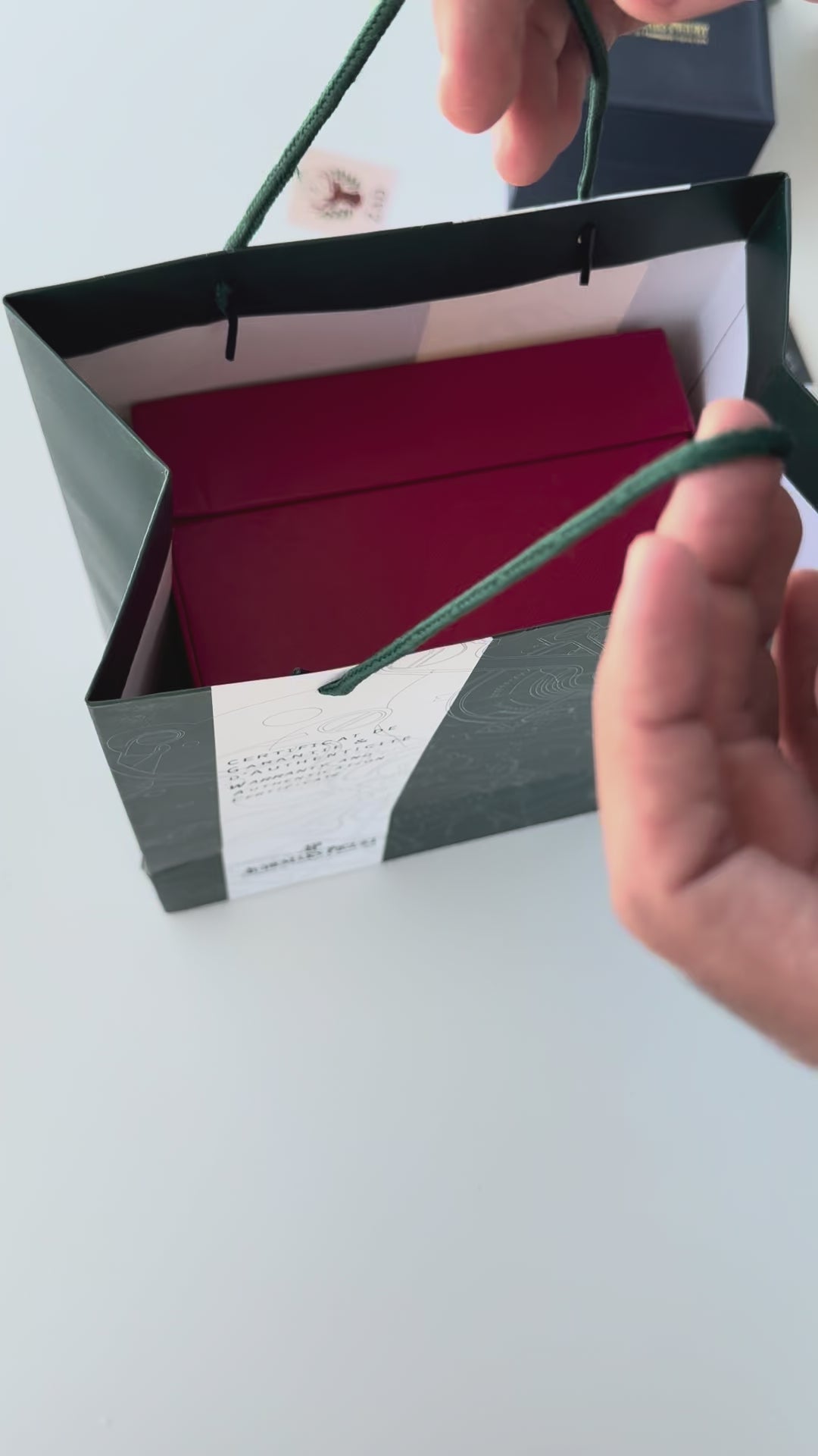 Audemars Piguet Watch Packaging Set – Premium Box with Cards, Catalogs & Shopping Bag