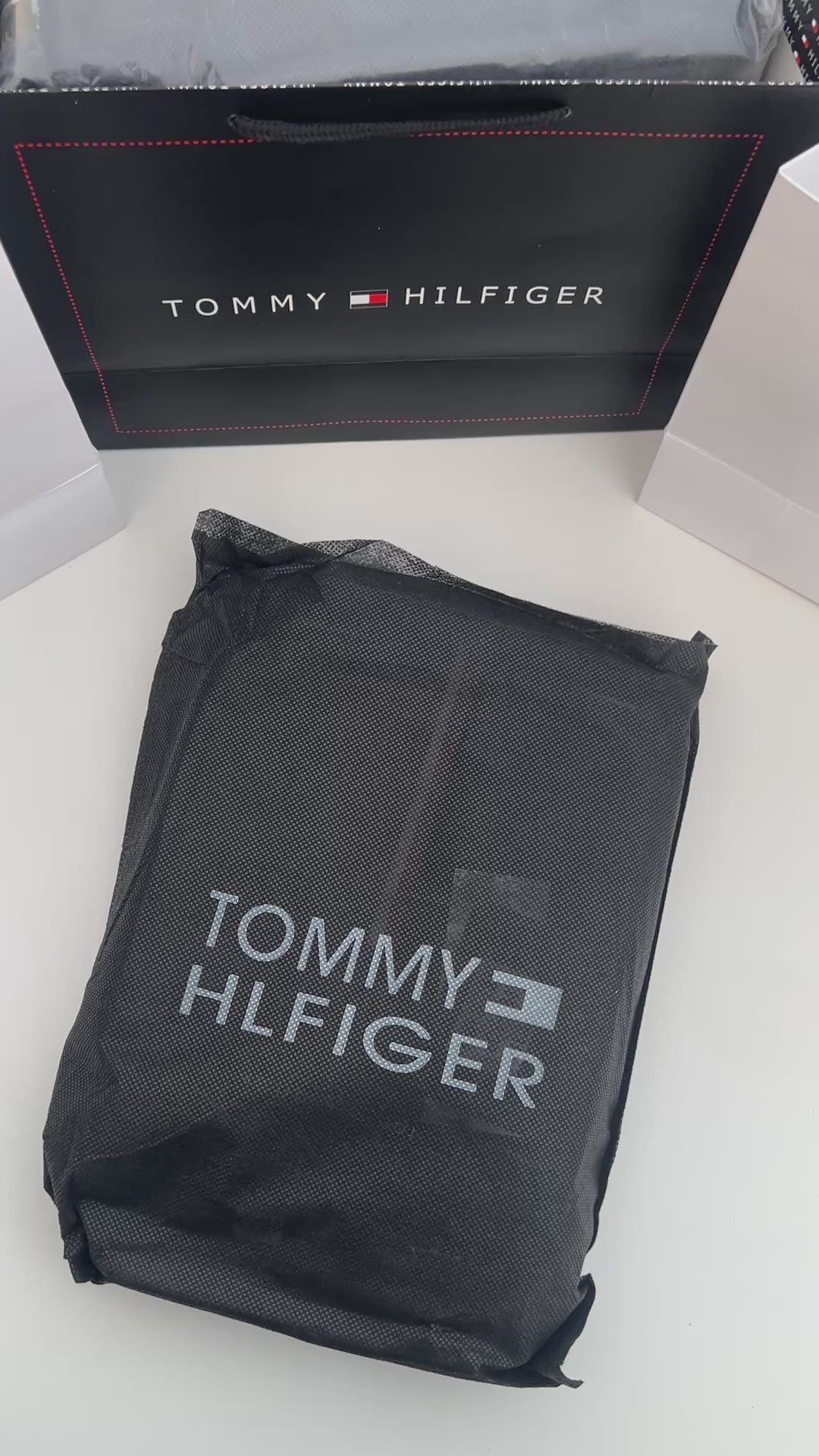 Tommy Hilfiger Crossbody Bag – Premium Stamped Bag with Gift Packaging