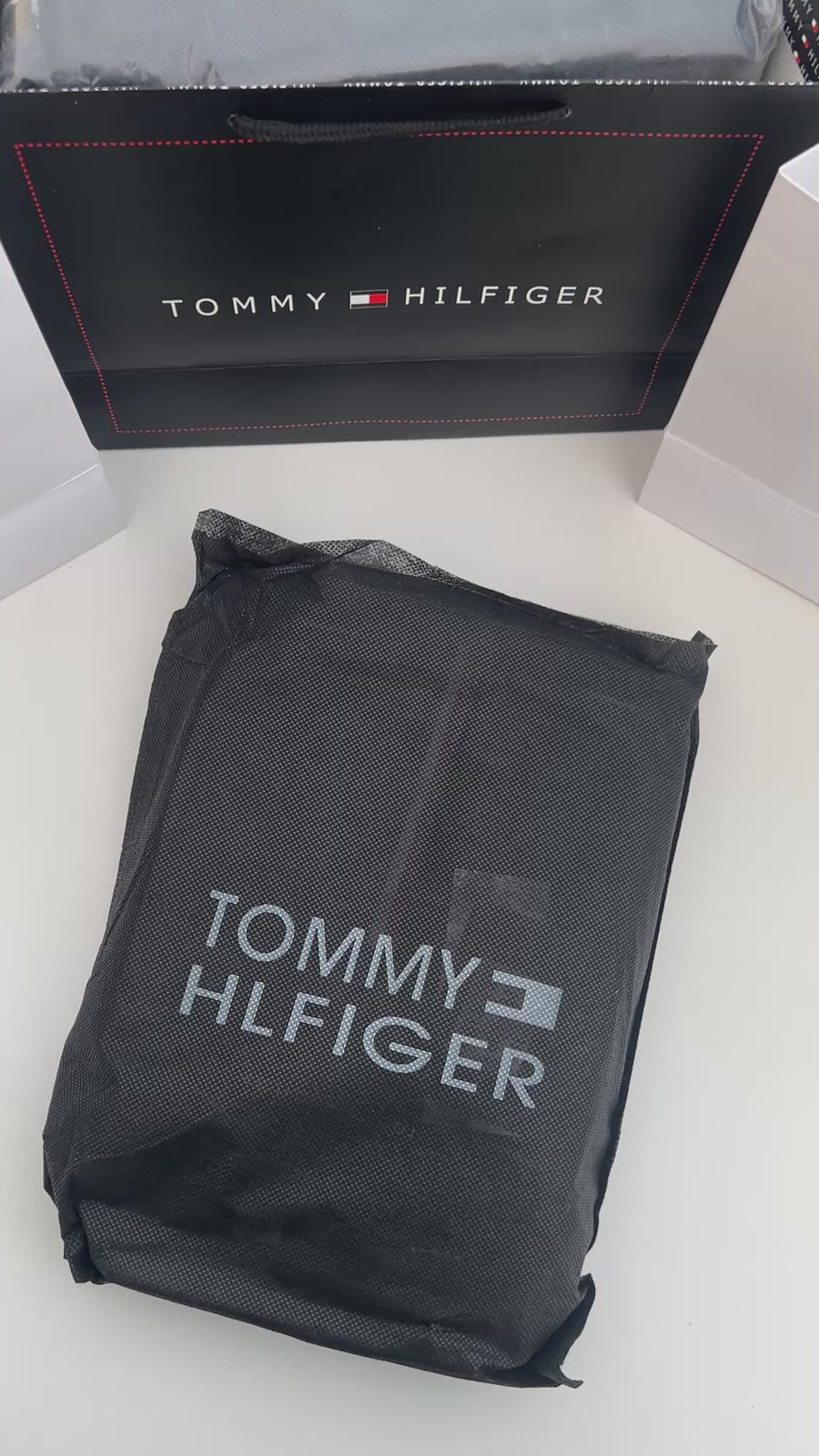Tommy Hilfiger Crossbody Bag – Premium Stamped Bag with Gift Packaging