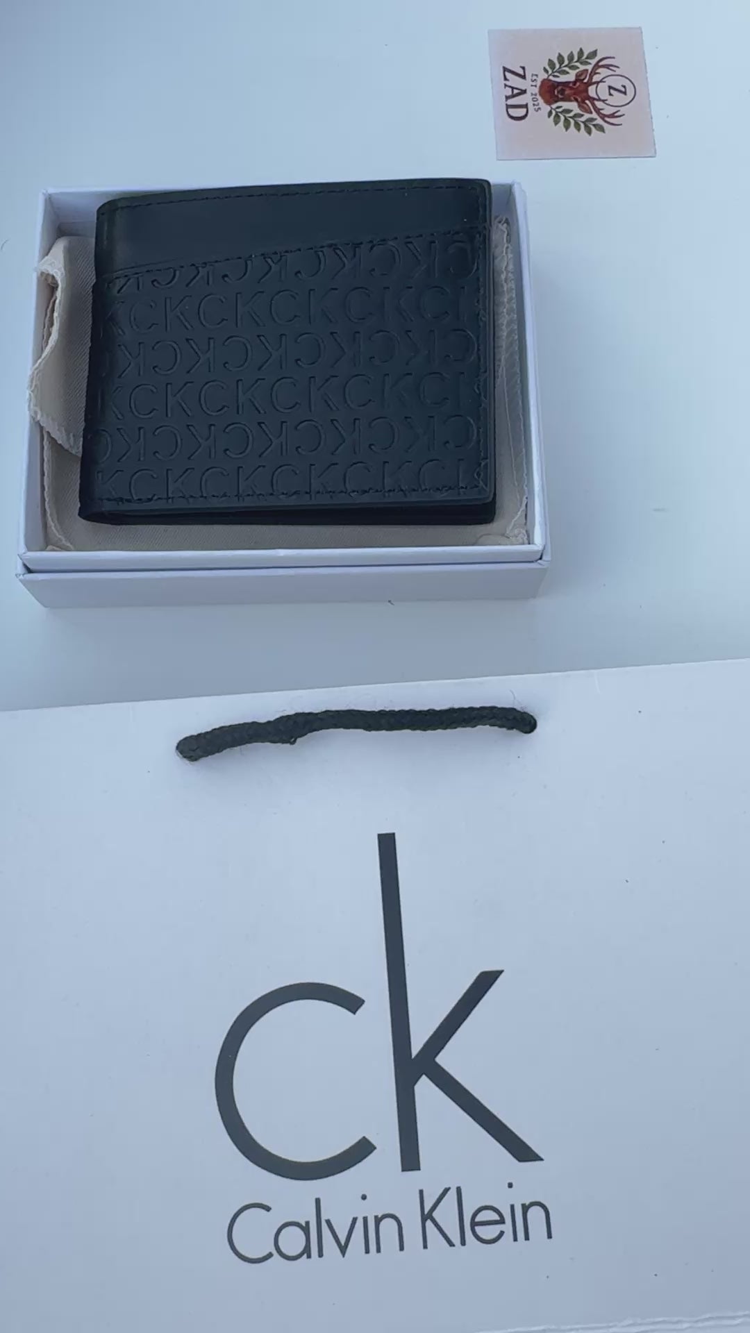 Calvin Klein Leather bifold Wallet – Premium Gift Packaging Included