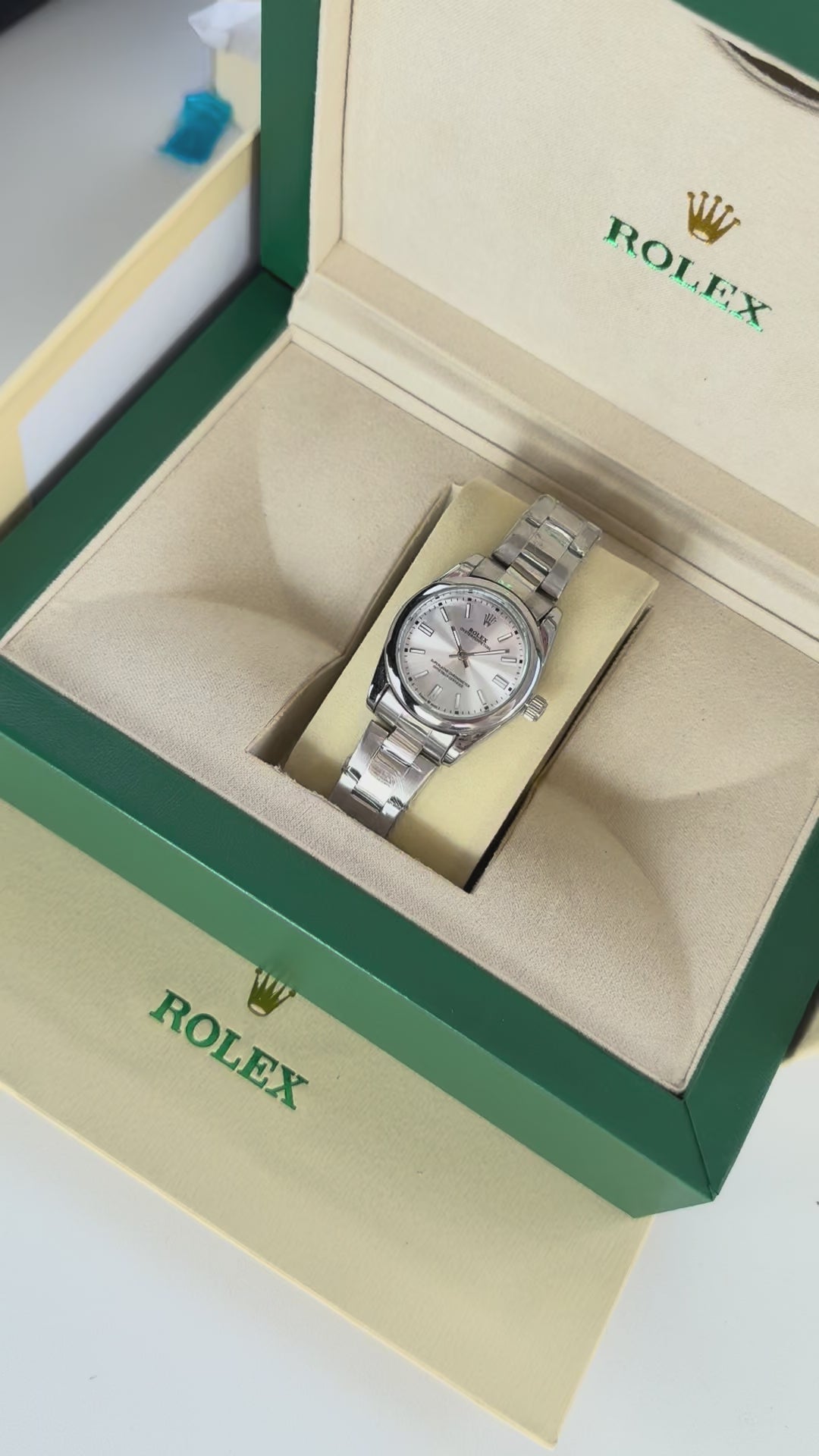 Rolex Oyster Perpetual metal Watch – with Standard Gift Box Packaging