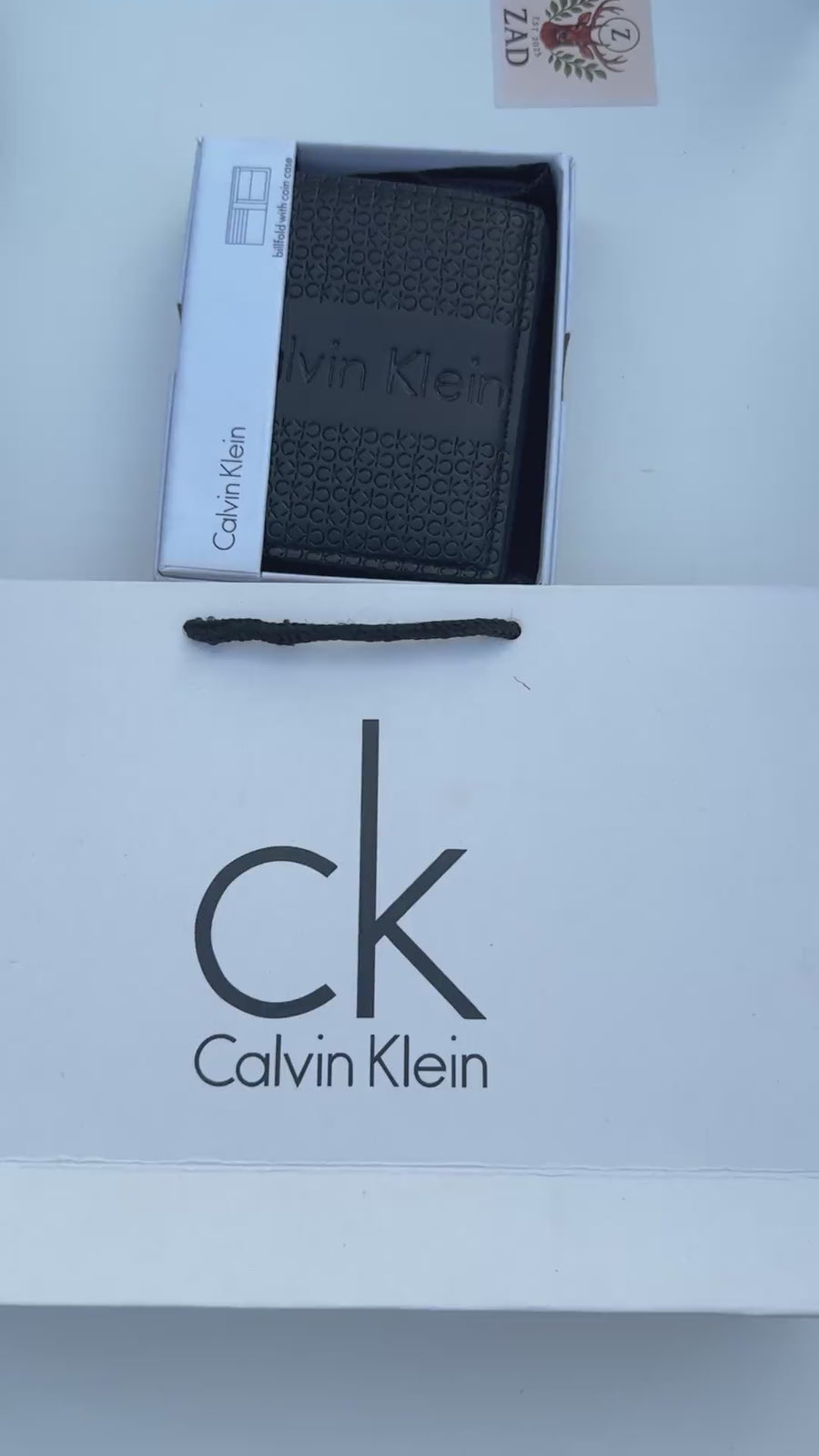 Calvin Klein Leather bifold Wallet – Premium Gift Packaging Included
