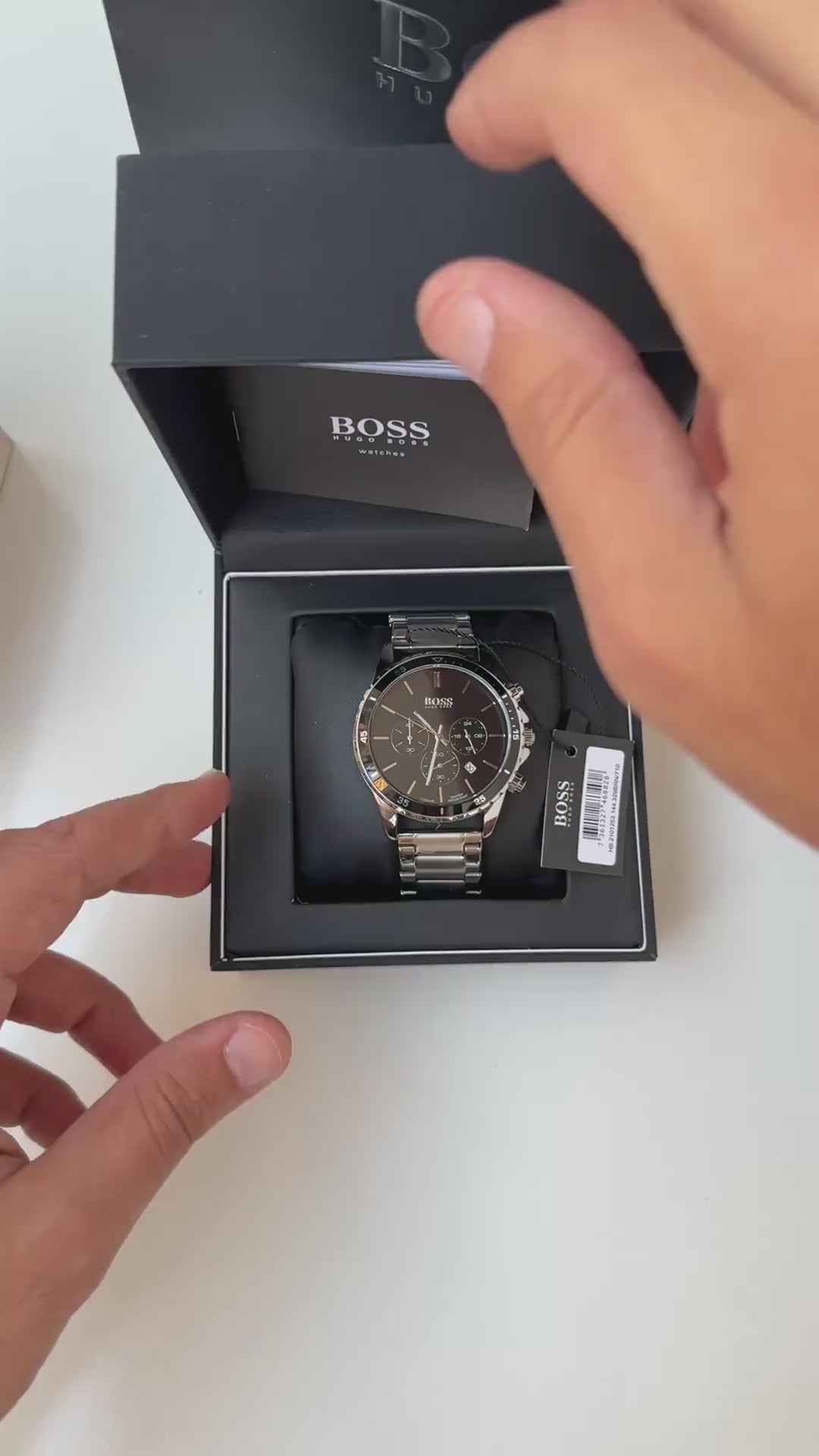 HUGO BOSS Metal Watch – Day Date Display with Premium Packaging