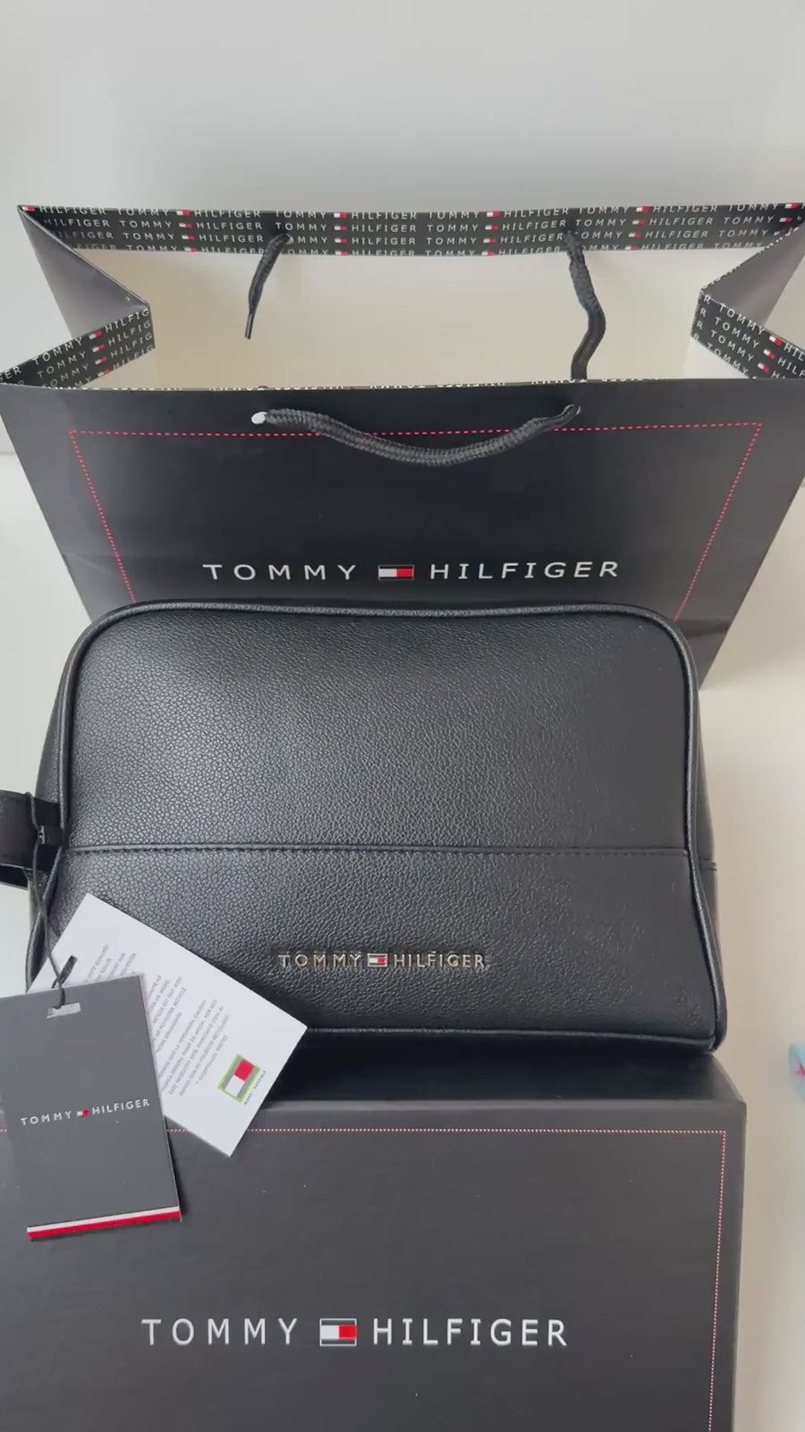 Tommy Hilfiger Leather Handbag – Premium Handbag with Gift Packaging