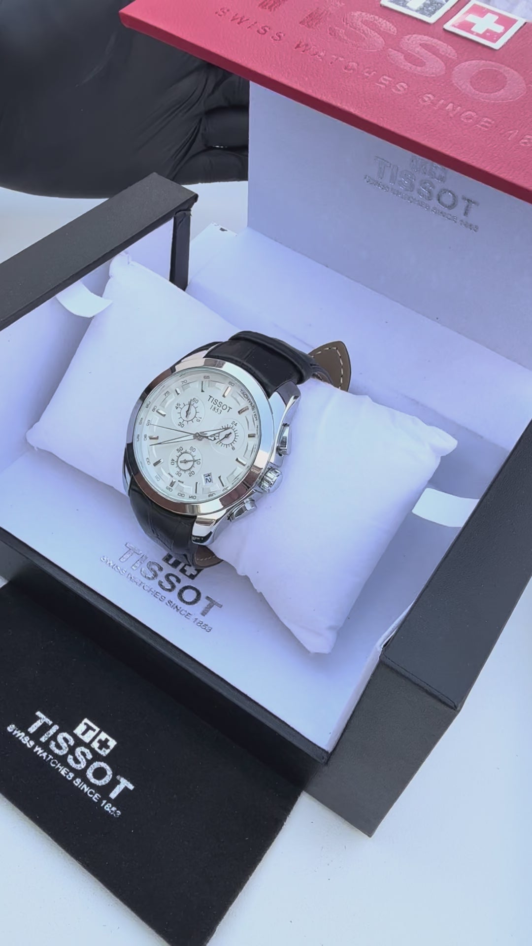 Tissot leather Watch – with Standard Gift Box Packaging