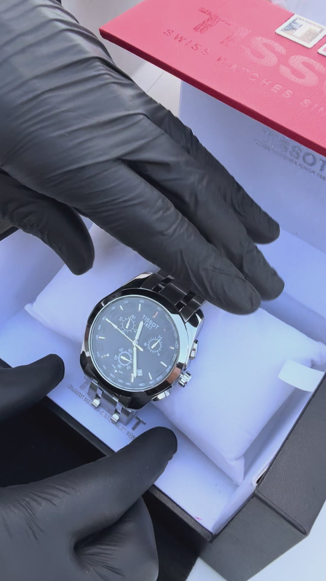 Tissot metal Watch – with Standard Gift Box Packaging