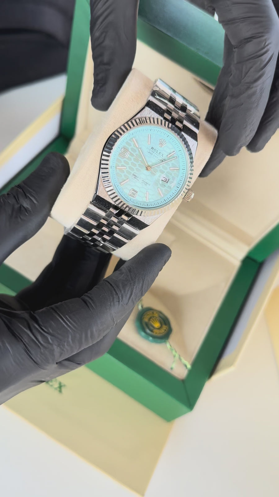 Rolex land-dweller Metal Watch – Day Date Display with Standard Gift Box Packaging