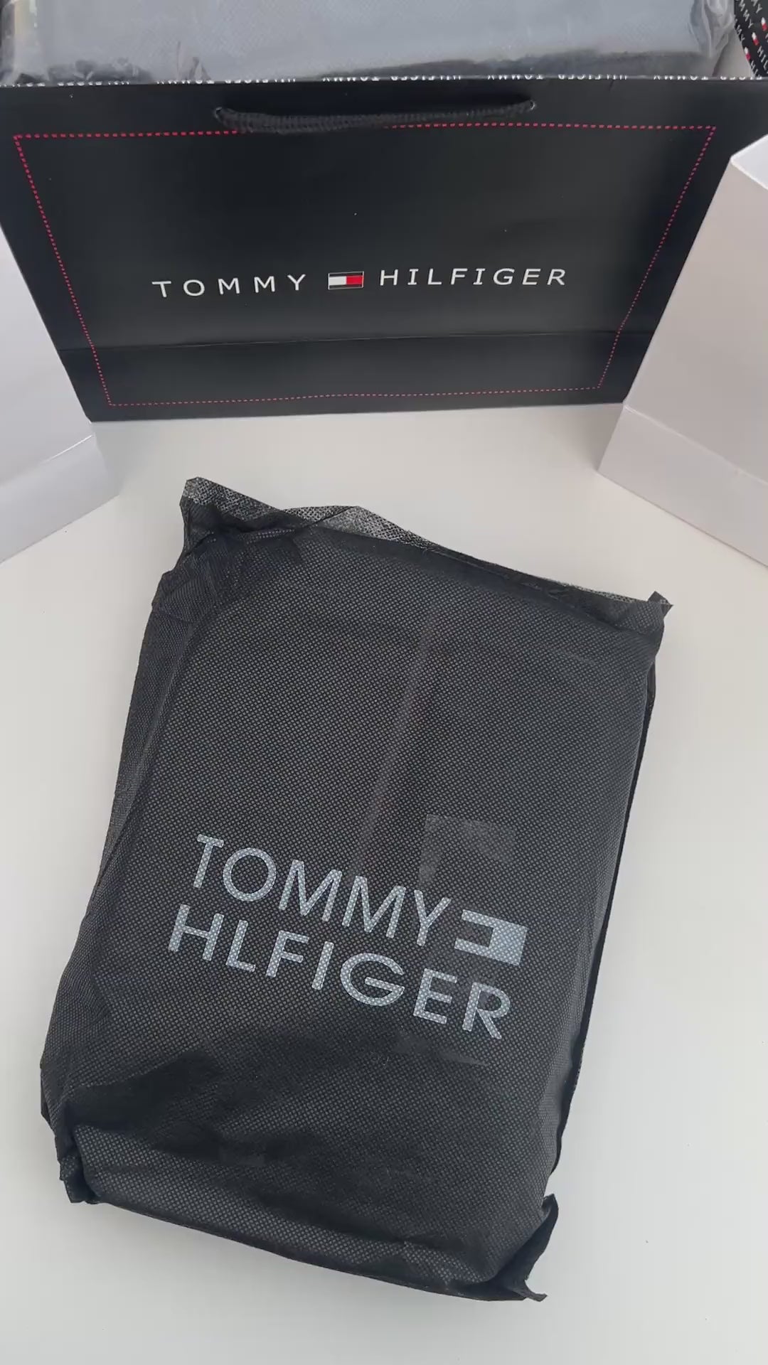 Tommy Hilfiger Crossbody Bag – Premium Stamped Bag with Gift Packaging