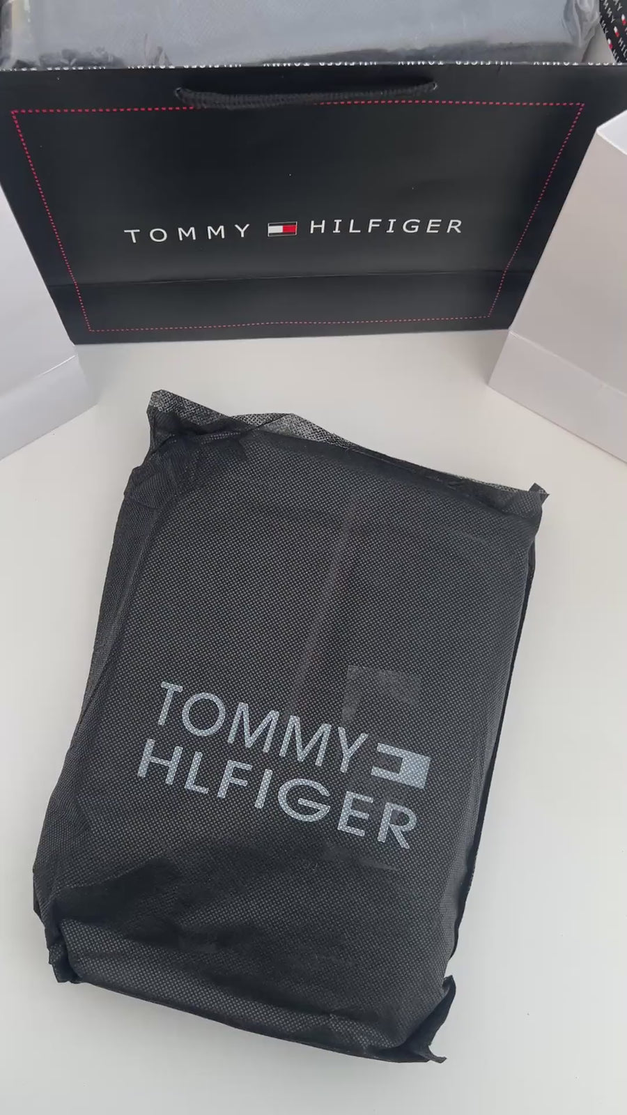 Tommy Hilfiger Crossbody Bag – Premium Stamped Bag with Gift Packaging