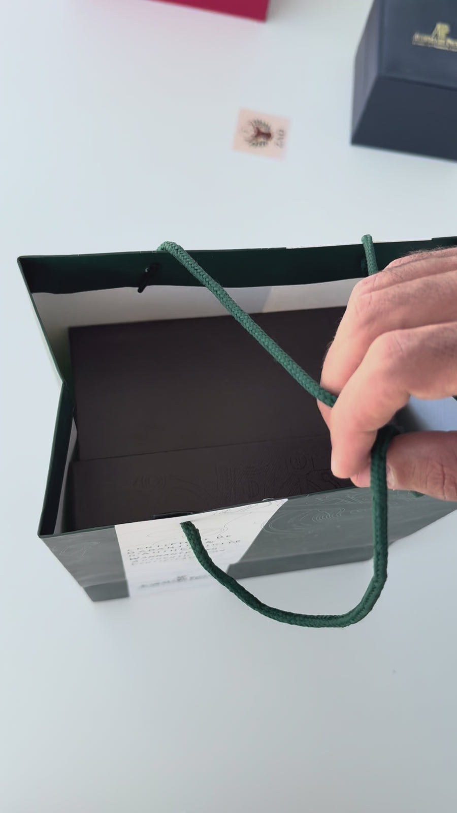 Audemars Piguet Watch Packaging Set – Premium Box with Catalogs & Shopping Bag