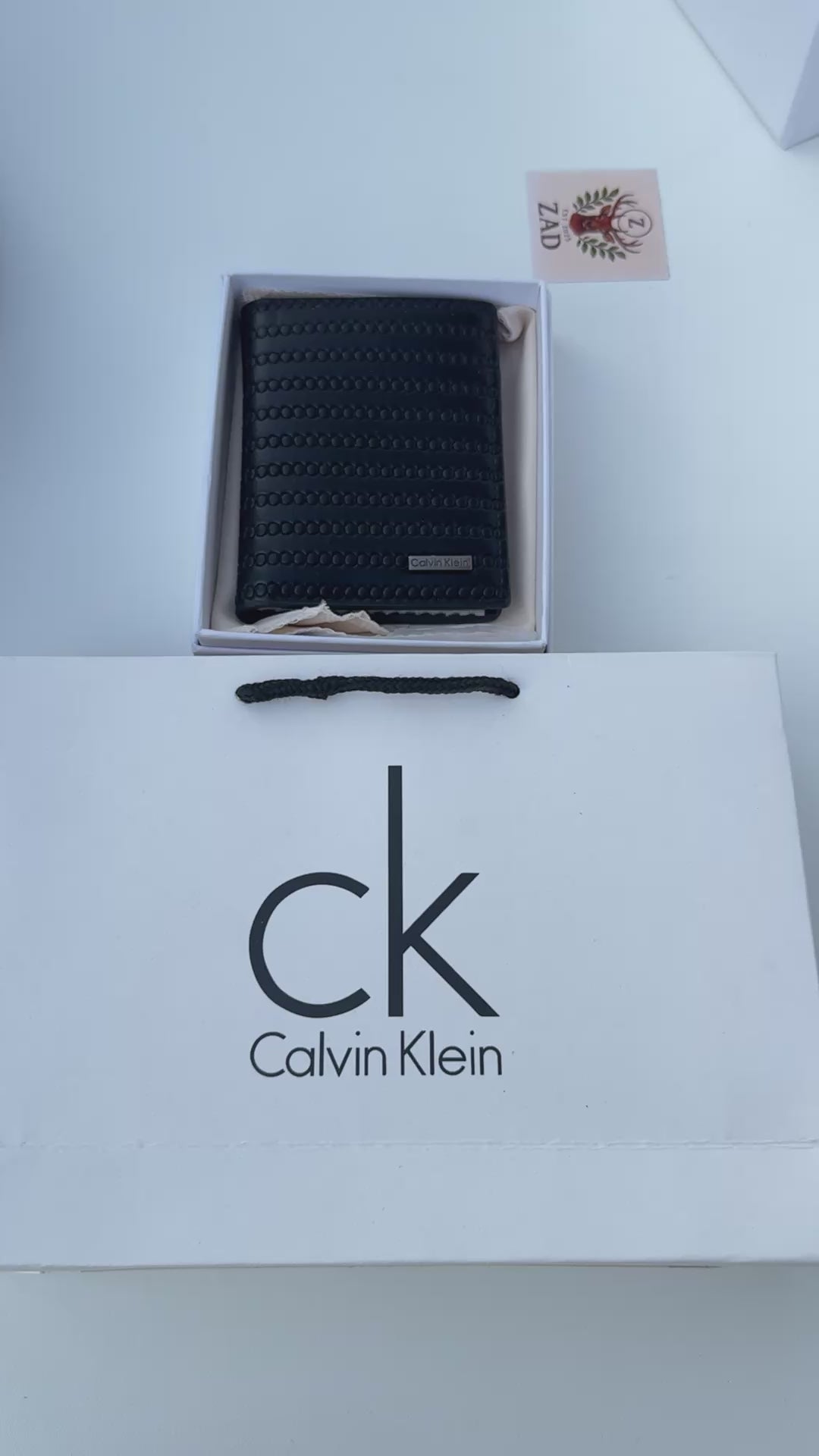 Calvin Klein Leather bifold Wallet – Premium Gift Packaging Included