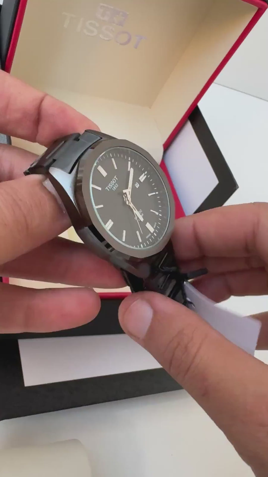 Tissot metal Watch – with Standard Gift Packaging (Original box NOT included)