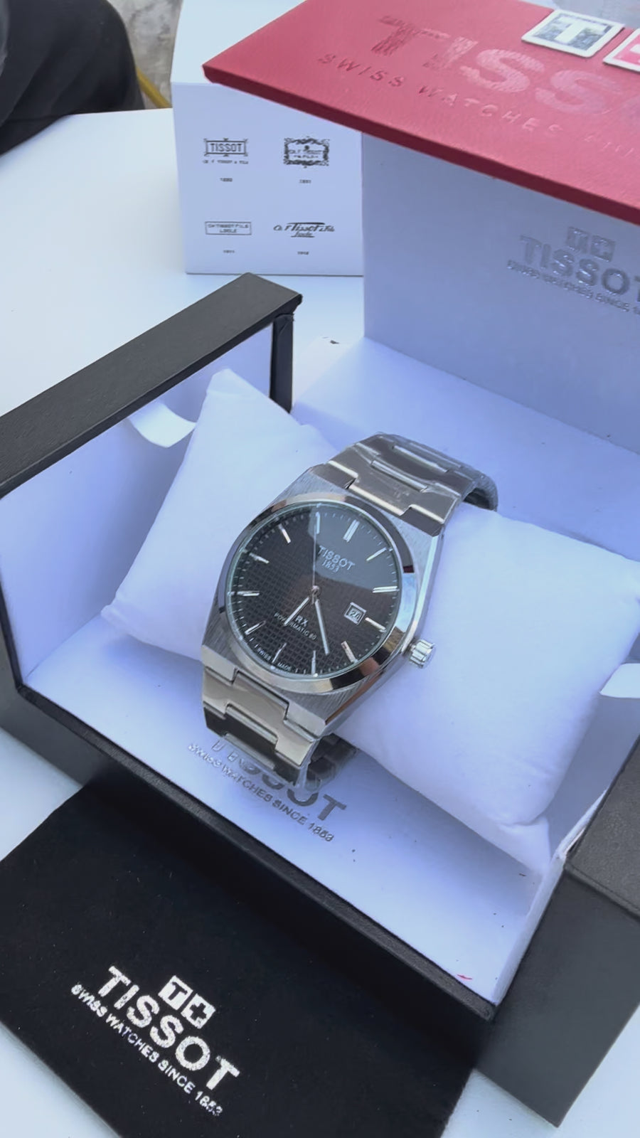 Tissot metal Watch – with Standard Gift Packaging