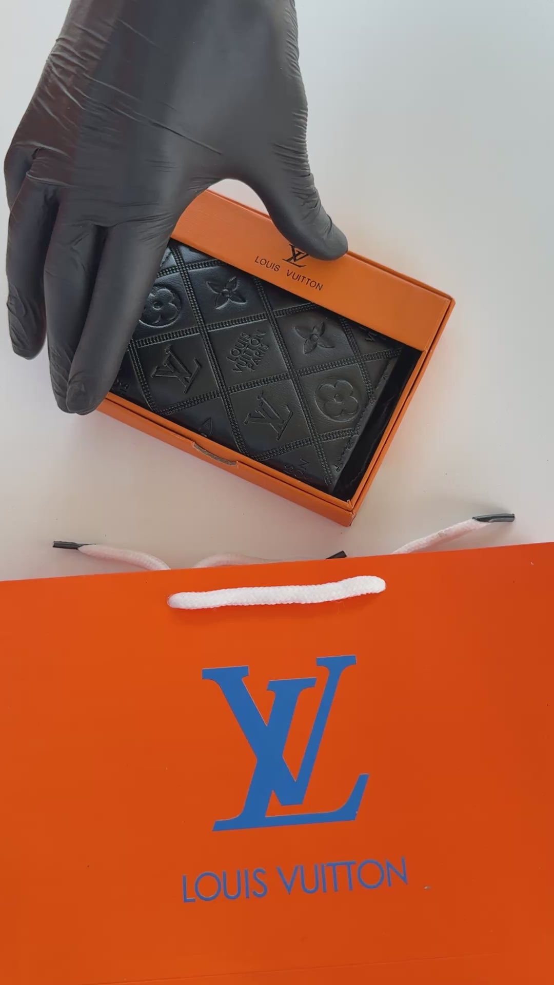 LV Leather bifold Wallet – Premium Gift Packaging Included