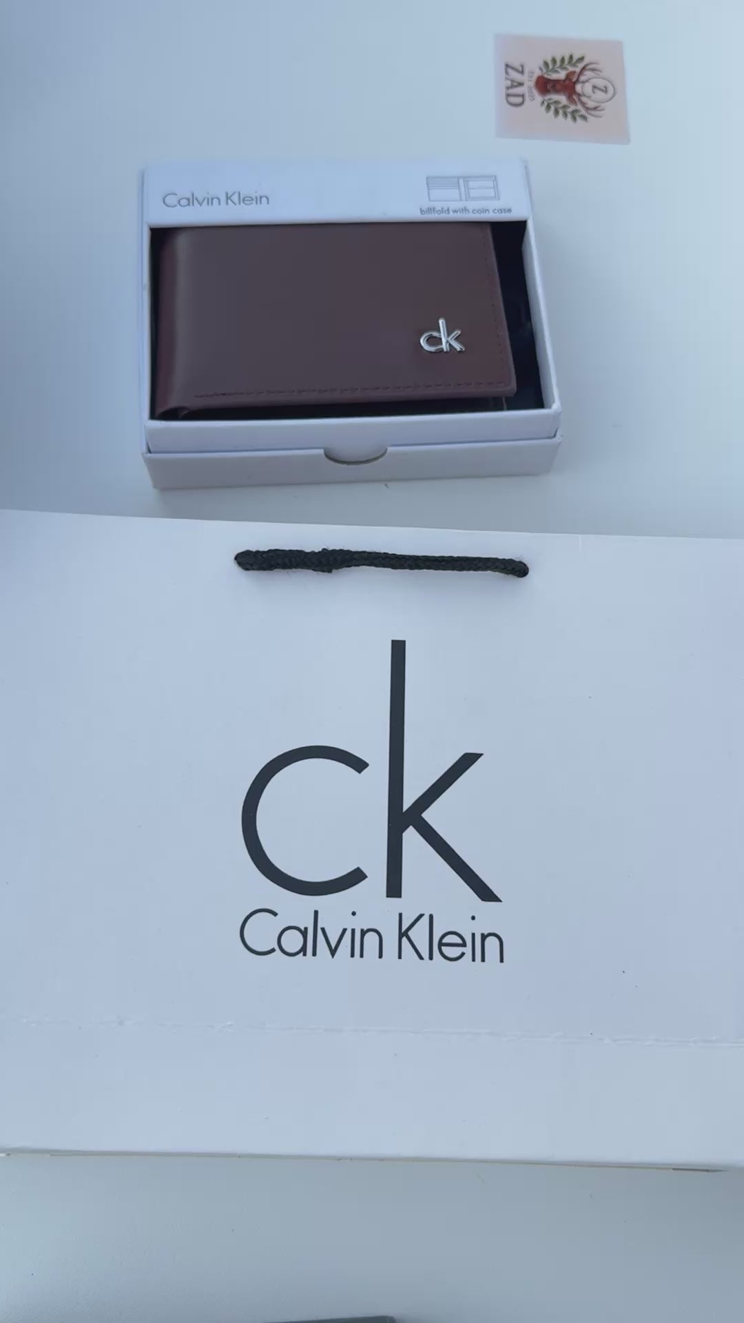 Calvin Klein Leather bifold Wallet – Premium Gift Packaging Included