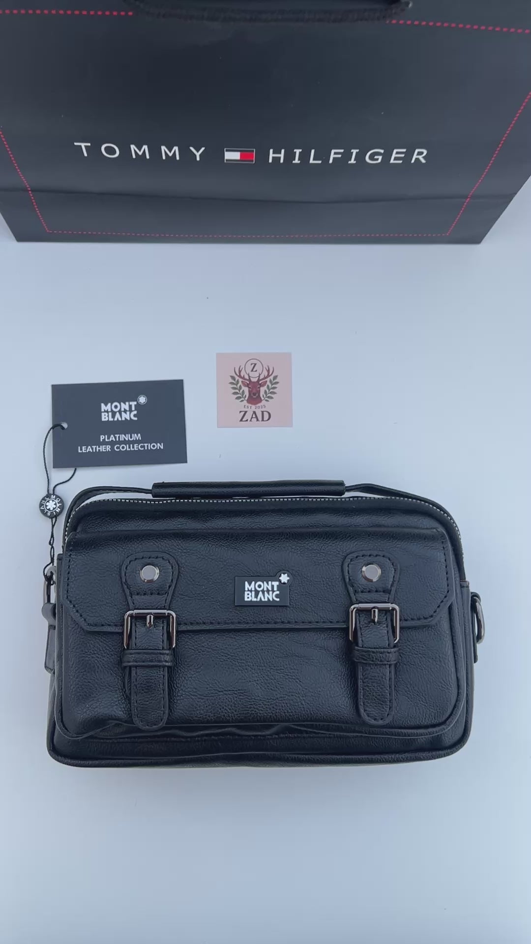 Mont Blanc polyester Handbag – Premium Handbag with Gift Packaging